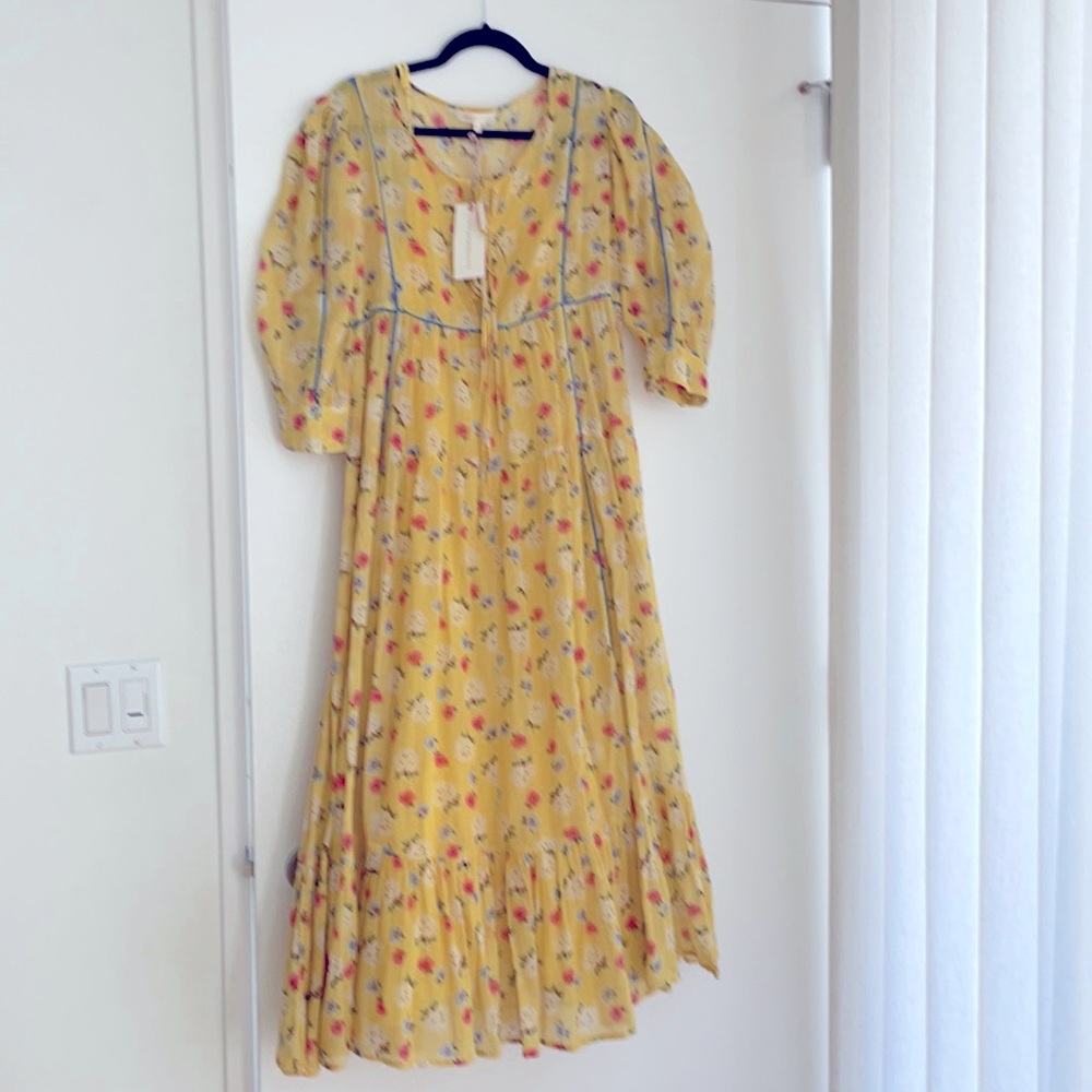 Gorgeous LoveShackFancy Maxi summer Dress. Floral. NWT
